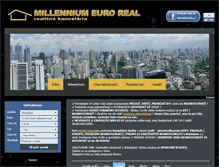 Tablet Screenshot of millenniumeuroreal.sk